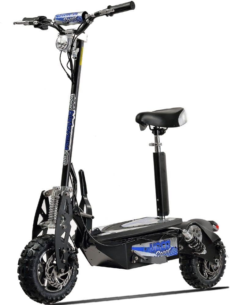 One of our Favourite Electric Scooters for Adults – UberScoot 1600w 48v Electric Scooter, Black, Large